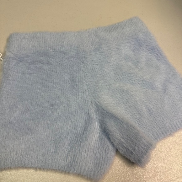 PJ Salvage Cozy Blue Fleece Shorts - Picture 2 of 5